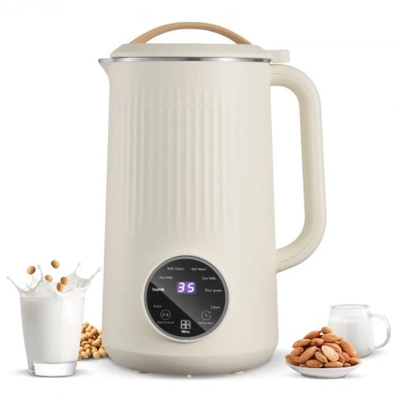 Milkly 8-in-1 Plant Milk Maker – 34 oz, 180W